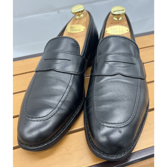 Allen Edmonds Mens 8.5 D Lake Forest Penny Slip On Black main image 9
